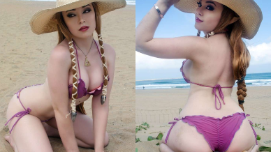 Jinxkittie Cosplay nude Zelda Bikini_67d97e74b7b8e.png
