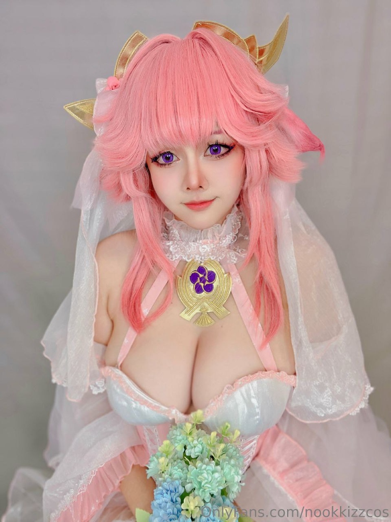 Nookkizz – Yae Miko Bride  Nude_67d736d1e05e7.jpeg