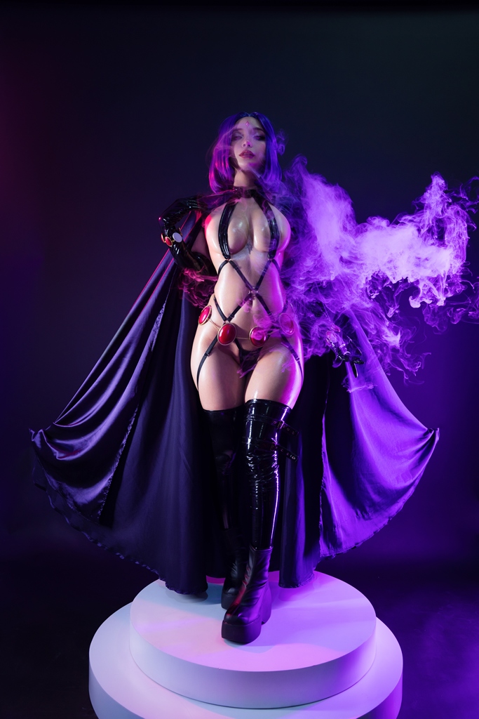 Umeko J – Raven Latex Lingerie  Nude_67d733a55090b.jpeg